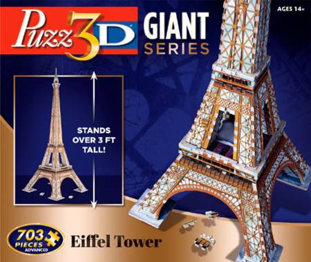 3D Jigsaw Puzzle - Giant Eiffel Tower