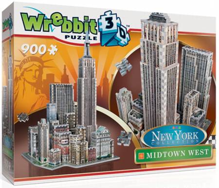 3D Jigsaw Puzzle - Midtown West - Wrebbit