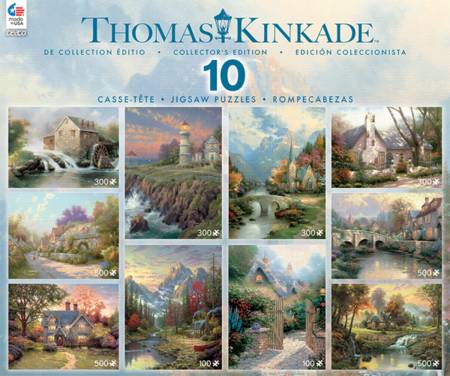 Thomas Kinkade Jigsaw Puzzle - 100/300/500 Piece Puzzles - Ceaco