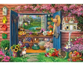 Wooden Jigsaw Puzzle - Gardening Shed (902402) - 500 Pieces