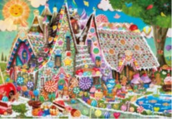 Wooden Jigsaw Puzzle - Gingerbread Manor - 250 Pieces