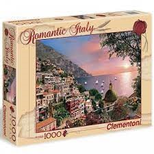 Jigsaw Puzzle -Romantic Italy Positano (39221) - 1000 Pieces Clementoni