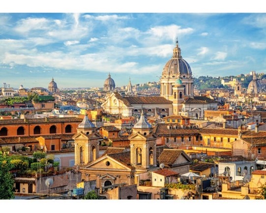 Wooden Jigsaw Puzzle - Rome From The Rooftops (993005)  - 500 Pieces Wentworth