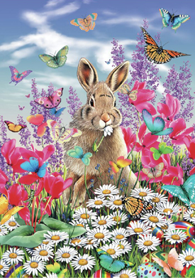 Wooden Jigsaw Puzzle - Easter Bunny (#480701) - 500 Wentworth