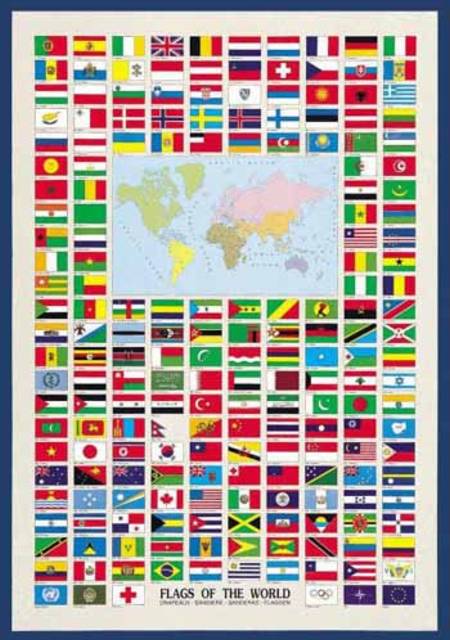 Jigsaw Puzzle - Flags of the World (2804N00008) - 1000 Pieces Ricordi