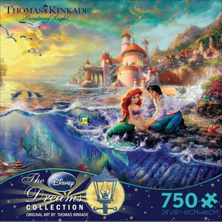 Thomas Kinkade Jigsaw Puzzle - The Little Mermaid (2903-5) - 750 Ceaco