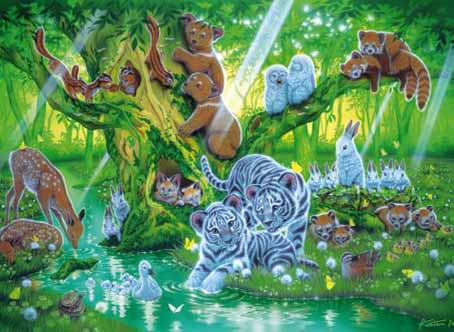 Jigsaw Puzzle - Mother Tree (Animals) (31987) - 1500 Pieces Clementoni