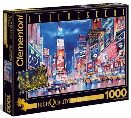 Glow in Dark Jigsaw Puzzle - New York Lights (#39249) - 1000 Pieces Clementoni