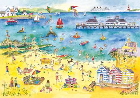 Wooden Jigsaw Puzzle - Seaside (#550101) - 250 Pieces Wentworth
