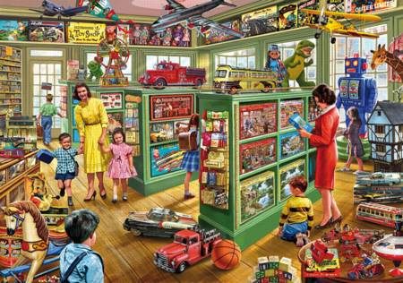 Wooden Jigsaw Puzzle - Toy Shop (#721708) - 500 Pieces Wentworth