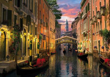 Wooden Jigsaw Puzzle - Venice at Dusk - 250 Pieces Wentworth