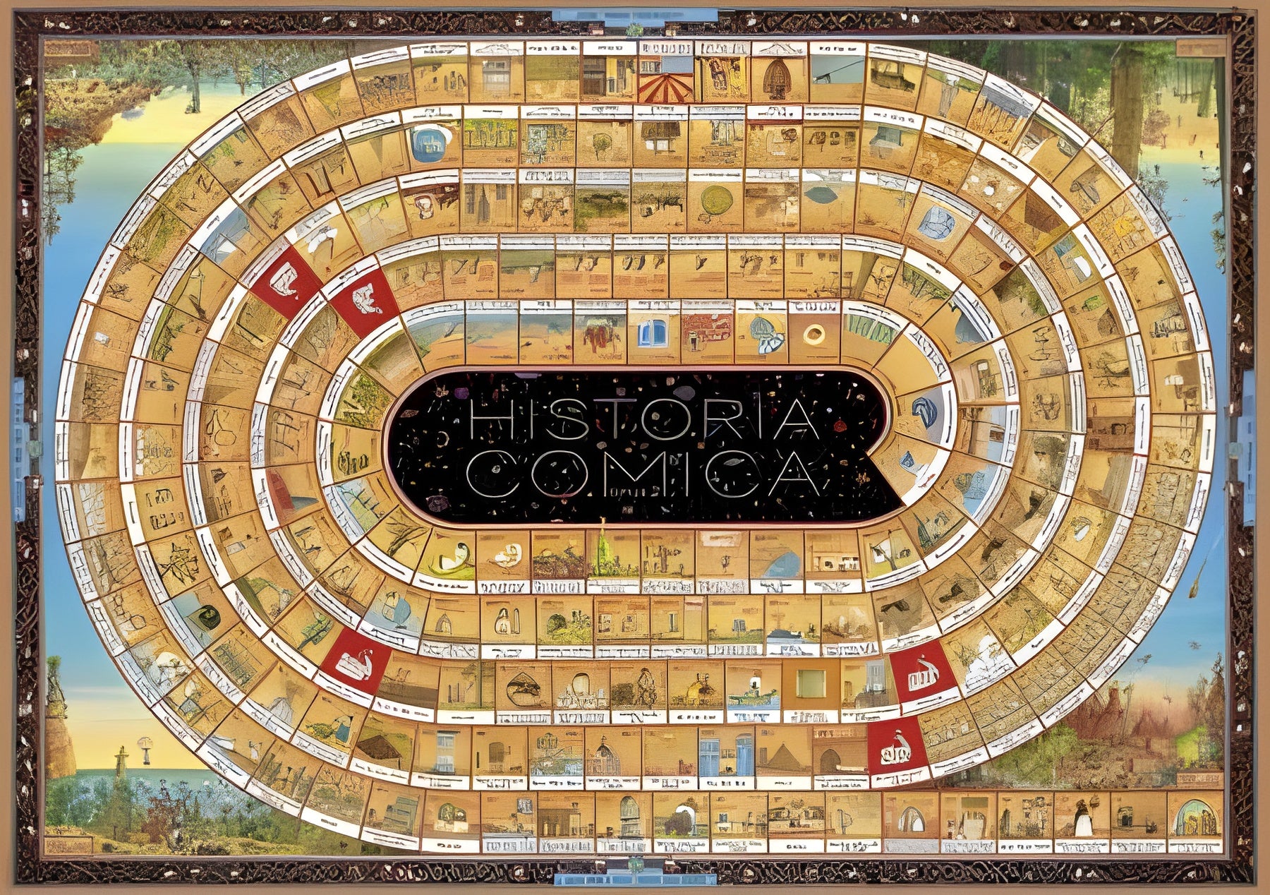 Puzzle Heye 4000 Pezzi - Historia Comica 2 Di Degano | Dimensioni 96x136 Cm, Triangolare, Artista Marino Degano