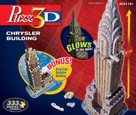 Chrysler Building – 333 Piece 3D Puzzle (Wrebbit)