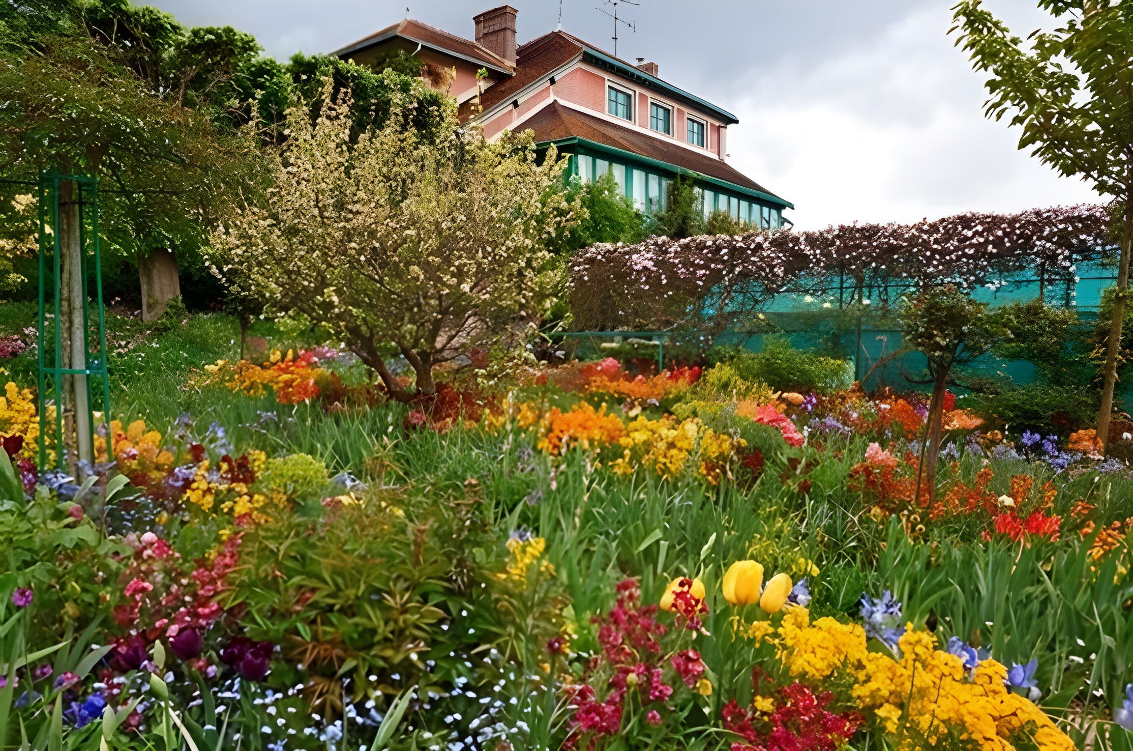 Monets Garden In Spring