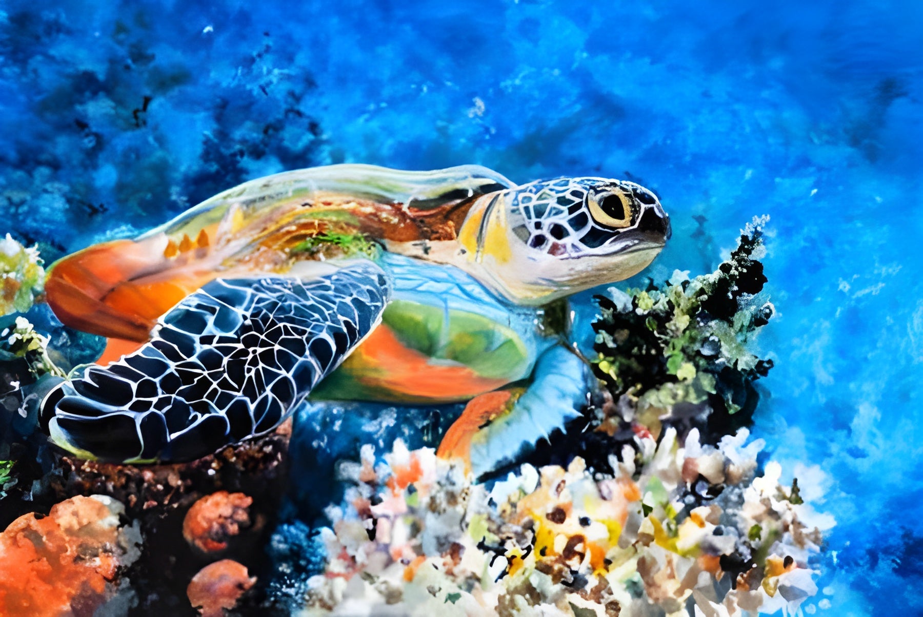 Sea Turtle in the Corrals