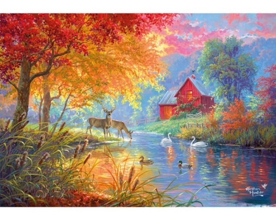 Wooden Jigsaw Puzzle - A New Season (1000204) - 500 Pieces Wentworth