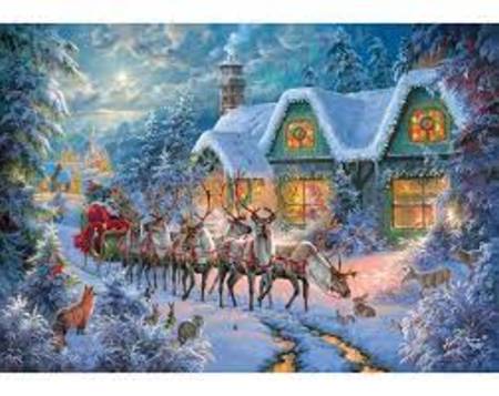 Wooden Jigsaw Puzzle - Christmas Magic - 500 Pieces