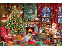 Wooden Jigsaw Puzzle - Christmas Morning - 500 Pieces