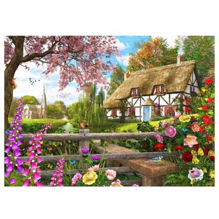 Wooden Jigsaw Puzzle - Cottage Country Way 250 Pieces Wentworth