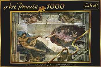 Jigsaw Puzzle - Creation of Adam