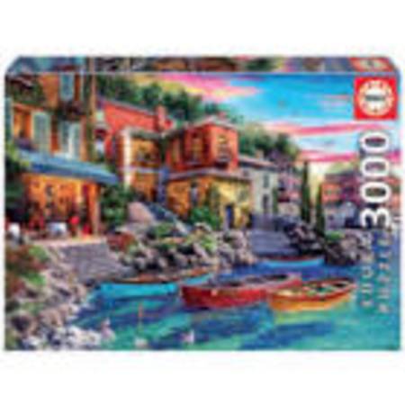 Jigsaw Puzzle - Sunset in Como - 19052 - 3000 Pieces Educa