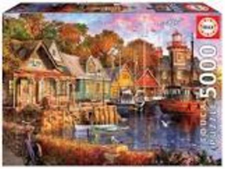 Jigsaw Puzzle - The Harbour Evening (18015) - 5000 Pieces Educa