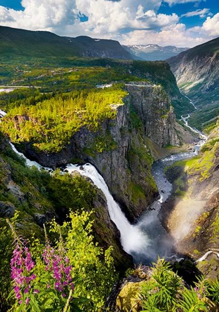 Jigsaw Puzzle - Voringsfossen Waterfall (10382)