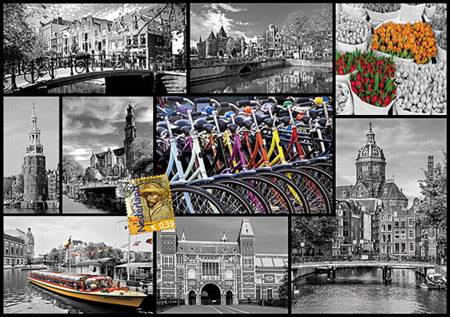 Jigsaw Puzzle - Amsterdam - Collage (10352)