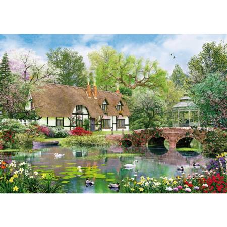 Wooden Jigsaw Puzzle - April Cottage (780408) - 250 Pieces Wentworth