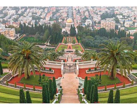 Wooden Jigsaw Puzzle - Bahai Gardens, Israel (901805) - 250 Pieces Wentworth