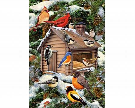 Wooden Jigsaw Puzzle - Birdhouse (892306) - 500 Pieces