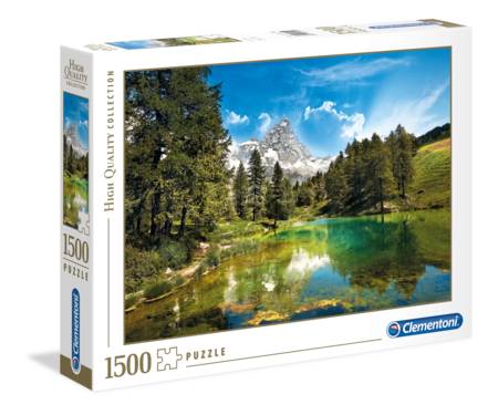 Jigsaw Puzzle - Blue Lake (31680) - 1500 Pieces Clementoni