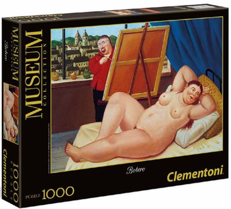Jigsaw Puzzle - Botero, Modern Art (#39309) - 1000 Pieces Clementoni