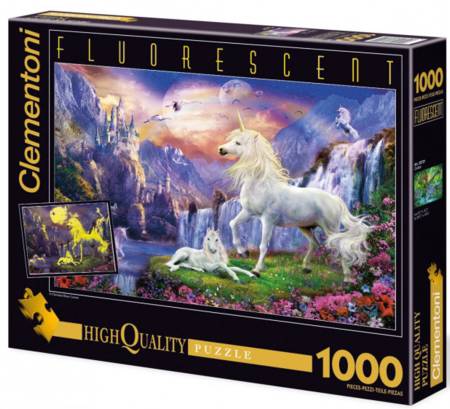 Glow in Dark Jigsaw Puzzle - Early Evening (#39285) - 1000 Pieces Clementoni