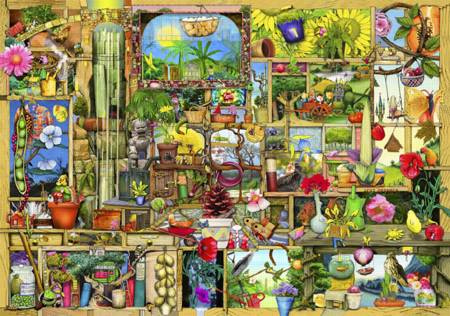 Wooden Jigsaw Puzzle - Gardener`s Cupboard (#761813) - 500 Pieces