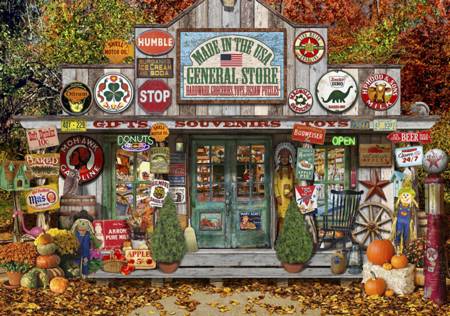 Wooden Jigsaw Puzzle - General Store (801808) - 250 Pieces
