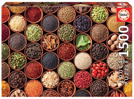 Jigsaw Puzzle - Herbs and Spices (17666) - 1500 Pieces Educa