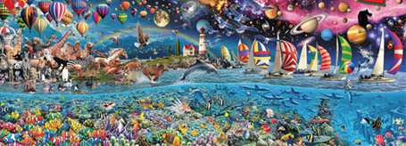 Jigsaw Puzzle - Life, The Greatest Puzzle - 24,000 Pieces Educa