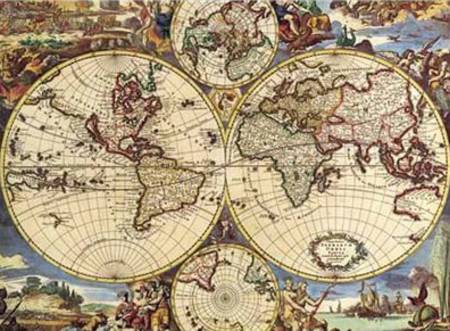 Jigsaw Puzzle - Map of the World (#2801N16020G) - 1000 Pieces Ricordi