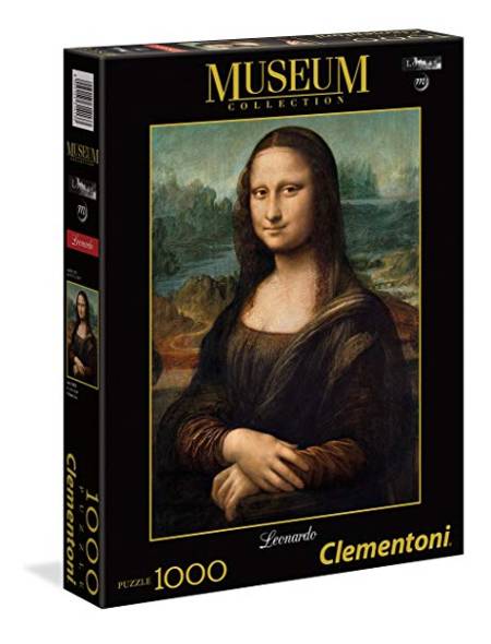 Jigsaw Puzzle - Mona Lisa (#31413) (Special Museum Series) - 1000 Pieces Clementoni