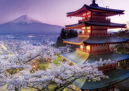 Jigsaw Puzzle - Mount Fuji (#16775) - 2000 Pieces Educa