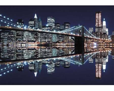 Wooden Jigsaw Puzzle - New York City at Night (635413) - 500 Pieces