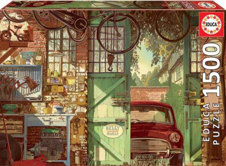 Jigsaw Puzzle - Old Garage (18005) - 1500 Pieces Educa