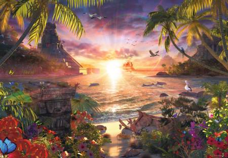 Jigsaw Puzzle - Paradise Sunset - 18000 Pieces Ravensburger