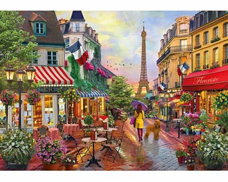 Wooden Jigsaw Puzzle - Parisian Charm (901605) - 1000 Pieces Wentworth