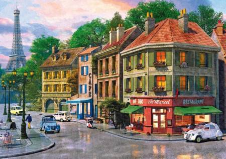 Wooden Jigsaw Puzzle - Paris Streets (791605) - 250 Pieces Wentworth