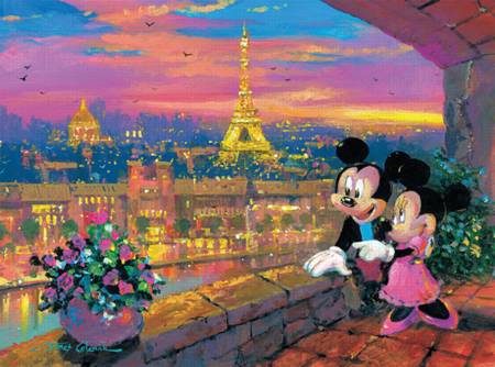 Thomas Kinkade Jigsaw Puzzle - Paris Sunset (#3377-2) - 1000 Pieces Ceaco