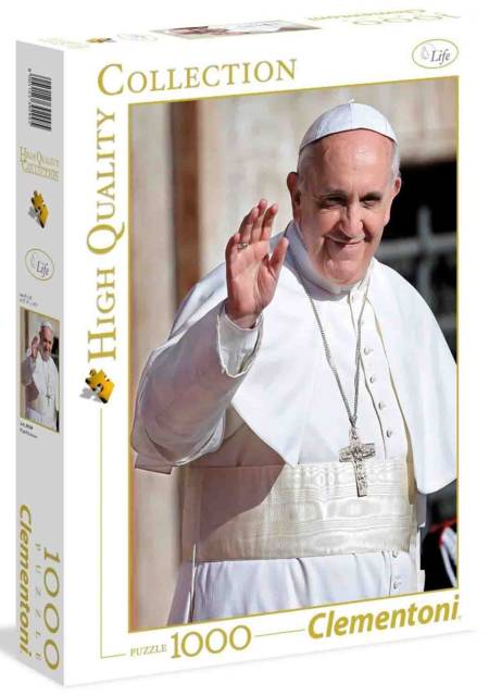 Jigsaw Puzzle - Pope Francis (#39299) - 1000 Pieces Clementoni