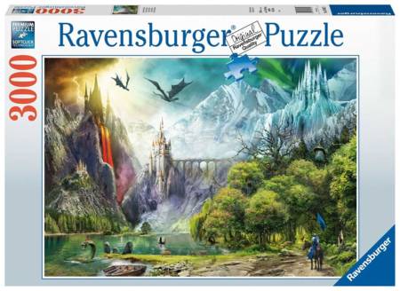 Jigsaw Puzzle - Reign of Dragons (16462) - 3000 Pieces Ravensburger