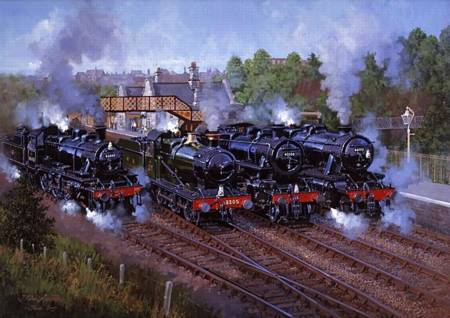 Wooden Jigsaw Puzzle - Severn Valley Railway 50th Anniversary (821809) - 1000 Pieces Wentworth